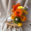Candle & Flower Duo