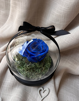 Cloche Rose Eternelle Bleu