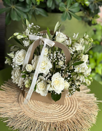  Composition de Fleurs Fraîches en Sac