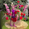 Fresh Flowers Bag Composition