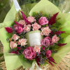 Flower candle