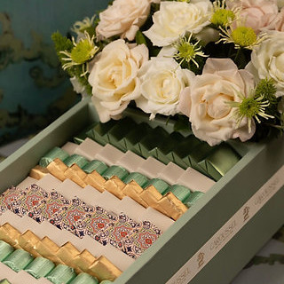 Serviteur Fiançaille - Chocolat & Fleurs