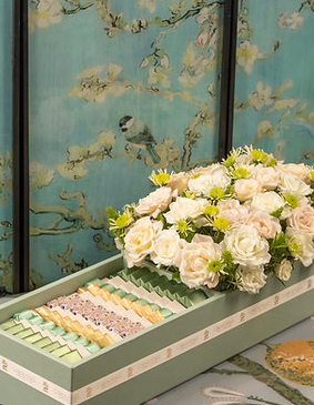 Serviteur Fiançaille - Chocolat & Fleurs