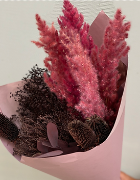 Bouquet à la Main de Fleurs Séchées M