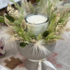 Dried Flower Candle