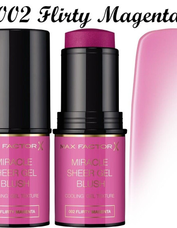 MAX FACTOR X MIRACLE SHEER GEL BLUSH NUMERO 002