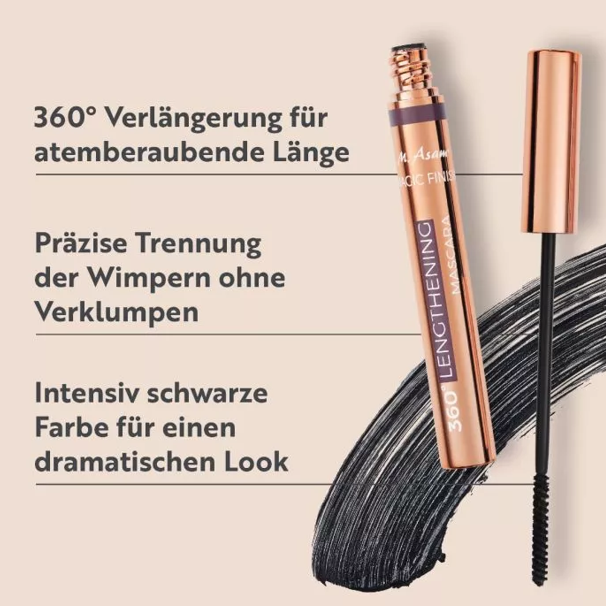 M.ASAM DEEP BLACK MASCARA LENGTHENING 7ML