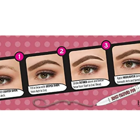 BENEFIT BROW CONTOUR PRO 4IN1 BROWN MEDIUM BENEFIT BROW CONTOUR PRO 4IN1 BROWN MEDIUM