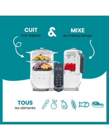 Babymoov Nutribaby (+) Robot Cuiseur Multifonctions Blanc Babymoov Nutribaby (+) Robot Cuiseur Multifonctions Blanc