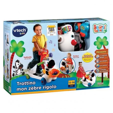 Vtech Trottinette parlante Trottino - Mon Zèbre Rigolo 1 - 3ans