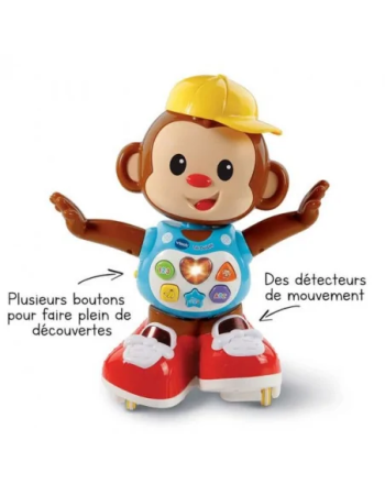 Vtech Singe interactif qui marche et danse Titi Ouistiti 12 - 36mois