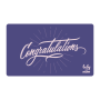 Carte Cadeau "Congratulations" à partir de 500 MAD