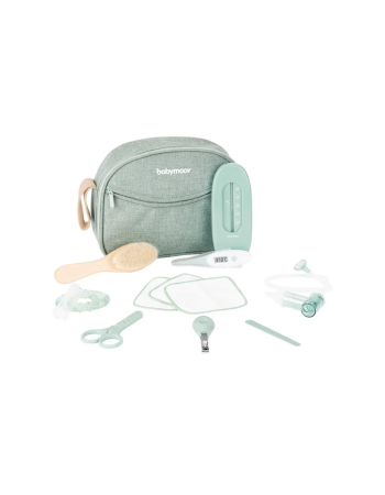 Babymoov Trousse de toilette Trousse de soin Matcha 10 accessoires