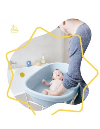 Badabulle Baignoire évolutive Baleine 0-24 mois