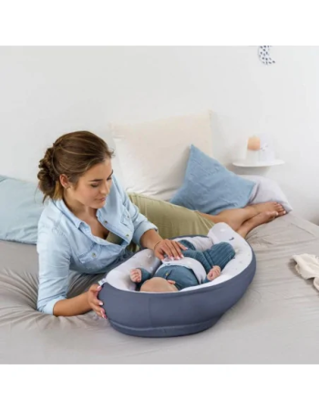 Doomoo Cocoon Réducteur De Lit Blue Grey Moon