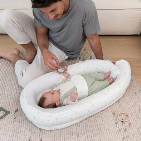 Doomoo Cocoon Réducteur De Lit Flower Yellow