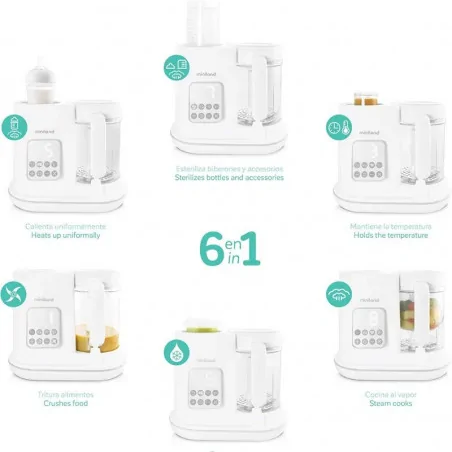 Miniland Robot cuiseur Chefy 6en1