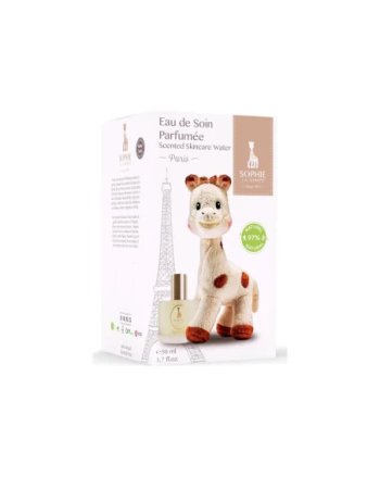 Sophie la Girafe Coffret Eau de Soin 50ml + Sophie Jouet Peluche Doux 17cm 0m+
