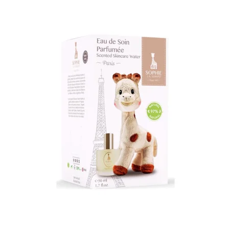 Sophie la Girafe Coffret Eau de Soin 50ml + Sophie Jouet Peluche Doux 17cm 0m+