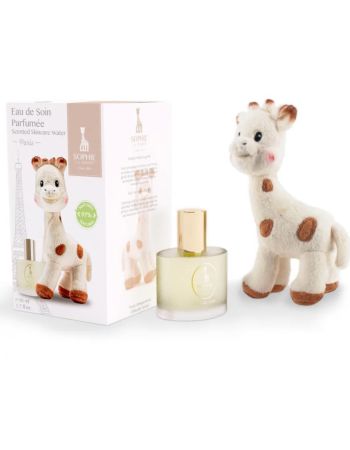 Sophie la Girafe Coffret Eau de Soin 50ml + Sophie Jouet Peluche Doux 17cm 0m+
