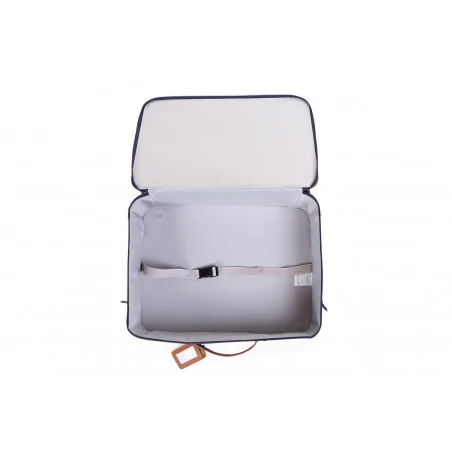 Childhome Valise Enfant Mini Traveller Navy Blanc