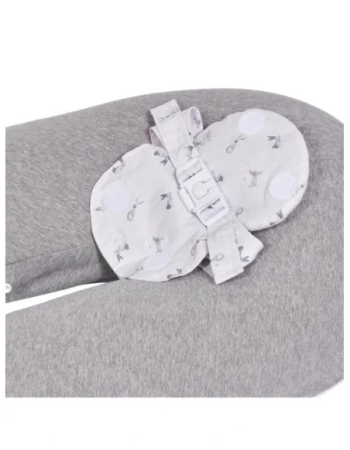 Candide Coussin Multirelax 3en1 - Gris Chiné Lapin