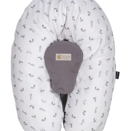 Candide Coussin Multirelax Jersey 3en1 - Coton Lapin