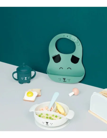 Babymoov Kit Repas Bébé LEARN'ISY Dog 15-24 mois (bol silicone + cuillère + bavoir + tasse) Babymoov Kit Repas Bébé LEARN'ISY Dog 15-24 mois (bol silicone + cuillère + bavoir + tasse)