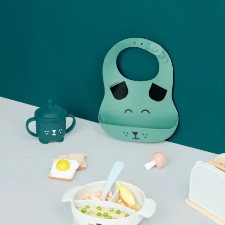 Babymoov Kit Repas Bébé LEARN'ISY Dog 15-24 mois (bol silicone + cuillère + bavoir + tasse) Babymoov Kit Repas Bébé LEARN'ISY Dog 15-24 mois (bol silicone + cuillère + bavoir + tasse)