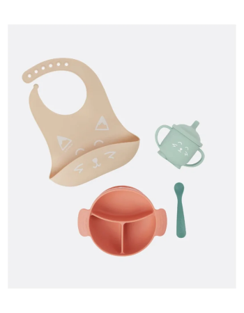 Babymoov Kit Repas Bébé LEARN'ISY Fox 15-24 mois (bol silicone + cuillère + bavoir + tasse) Babymoov Kit Repas Bébé LEARN'ISY Fox 15-24 mois (bol silicone + cuillère + bavoir + tasse)
