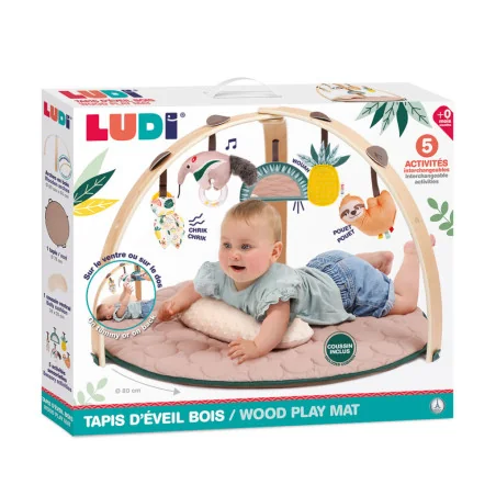 Ludi Tapis arche bois 0m+