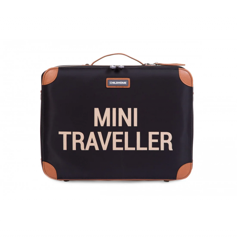 Childhome Valise Enfant Mini Traveller Noir / Or