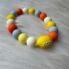 Anneau de dentition - Citron -Gris Anneau de dentition - Citron -Gris