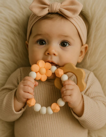 Anneau de dentition - Fleur