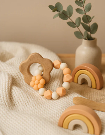 Anneau de dentition - Fleur