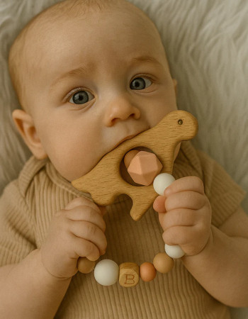 Anneau de dentition personnalisé - Oiseau