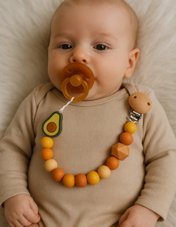 Attache sucette - Avocado