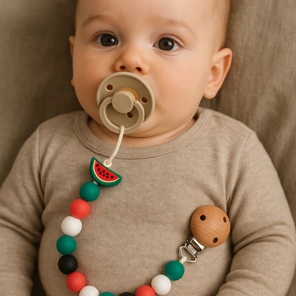 Attache sucette - Pastèque