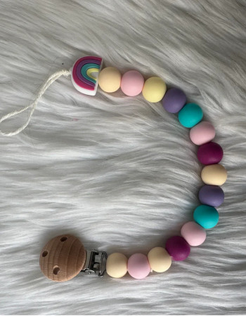 Attache sucette - Rainbow MC