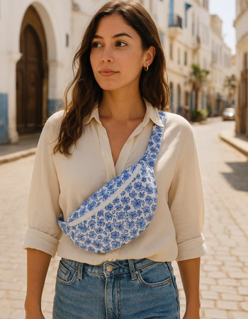 Banane - Fleurs Bleues