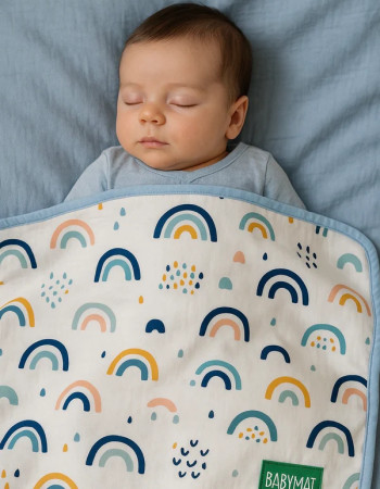 Couverture d'Été - Rainbow Bleu 