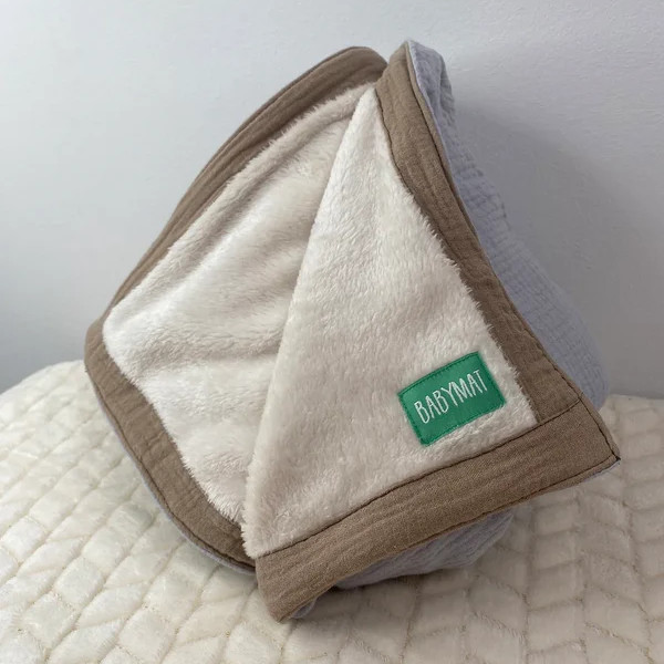 Couverture d'Hiver - Bleu x Beige 