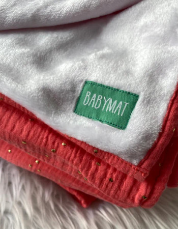 Couverture d'Hiver - Saumon doré x Blanc 