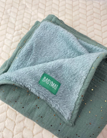 Couverture d'Hiver - Vert doré X Vert 