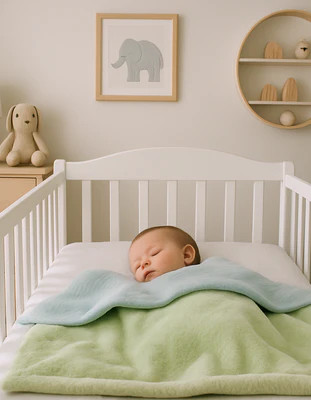 Couverture d'Hiver - Vert x Pistache 