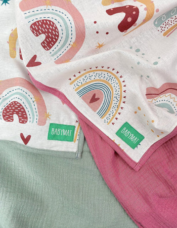 Couverture Mi-Saison - Happiness Rose 