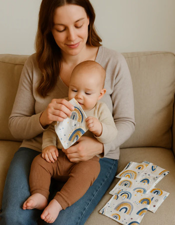 Lingettes - Happiness Bleu