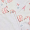 Lingettes - Montgolfière Rose