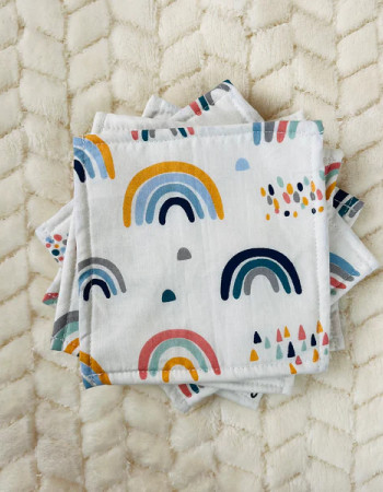 Lingettes - Rainbow Bleu
