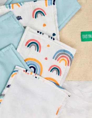 Lingettes - Rainbow Bleu